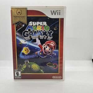 Super Mario Galaxy Nintendo‎ Wii Nintendo Selects Complete Tested w/ Case